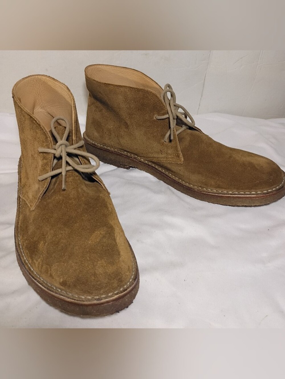 Todd Snyder Nomad Suede Chukka Boots Mens 13 Desert Boot Brown Made In Italy
